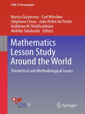 cover image of Mathematics Lesson Study Around the World